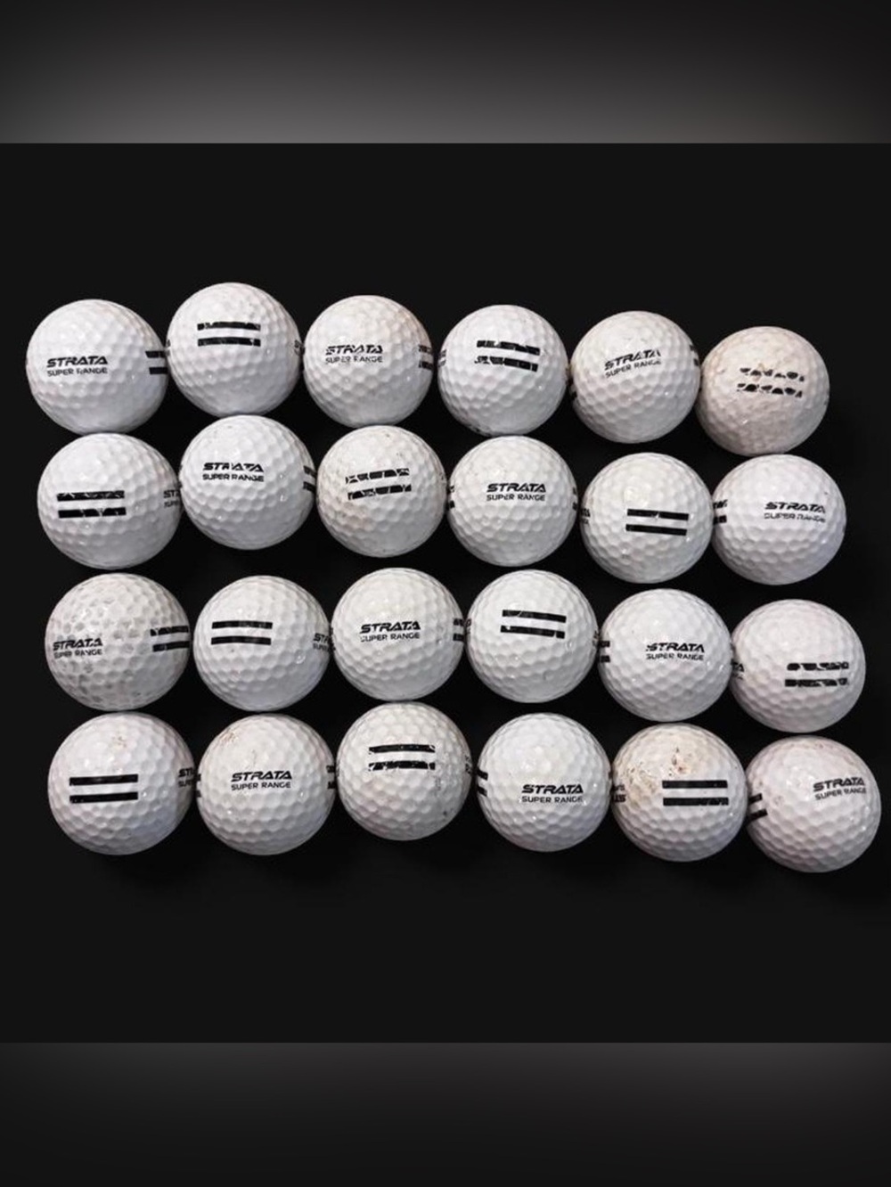 Super Range White Golf Balls - Pack of Practice Balls